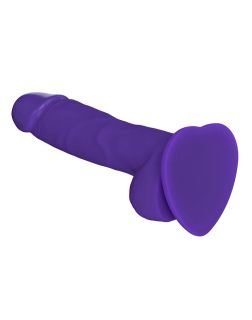 Реалістичний фалоімітатор Strap-On-Me SOFT REALISTIC DILDO Violet - Size M - - фото №2