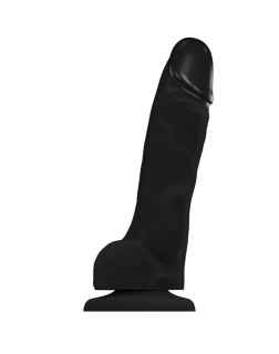 Реалістичний фалоімітатор Strap-On-Me SOFT REALISTIC DILDO Black - Size L - - фото №2