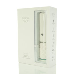 Розкішний вібратор-пульсатор Pillow Talk з присоскою - Feisty Thrusting Vibrator Teal - - фото №8