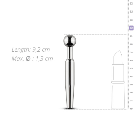 Порожнинний уретральний стимулятор Sinner Gear Unbendable – Hollow Penis Plug, довж.7,5см, діам.12мм - фото №4