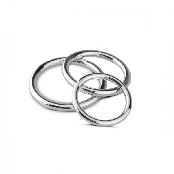 Набір ерекційних кілець Sinner Gear Unbendable – Cock/Ball Ring & Glans Ring Set - фото