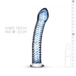 Скляний дилдо Gildo Glass Dildo No. 5 - - фото №5
