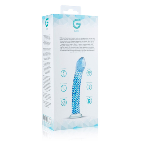 Скляний дилдо Gildo Glass Dildo No. 5 - фото №7