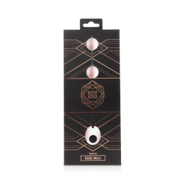 Металеві вагінальні кульки Rosy Gold - Nouveau Kegel Balls, маса 376 г, діаметр 2,8 см - - фото №4