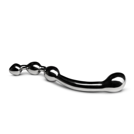 Анально-вагінальний стимулятор Sinner Gear Unbendable – Multi-Stim Pleasure Wand Metal Anal Dildo - фото №2