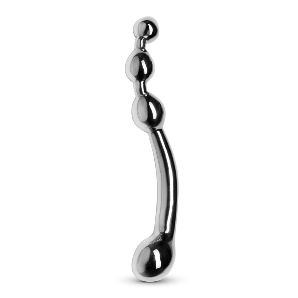 Анально-вагінальний стимулятор Sinner Gear Unbendable – Multi-Stim Pleasure Wand Metal Anal Dildo - фото