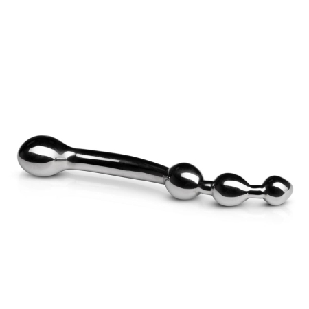 Анально-вагінальний стимулятор Sinner Gear Unbendable – Multi-Stim Pleasure Wand Metal Anal Dildo - фото №3