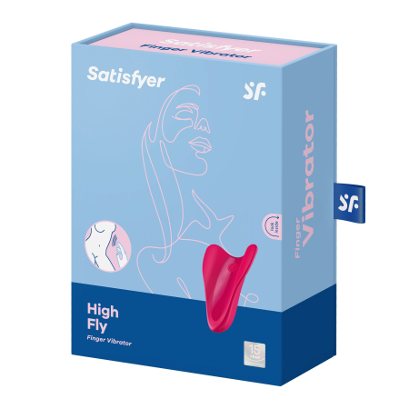 Вібратор на палець Satisfyer High Fly Red - фото №6