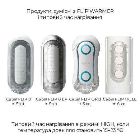 Набір мастурбатора із нагрівачем Tenga Flip Zero Red + Flip Warmer - фото №6