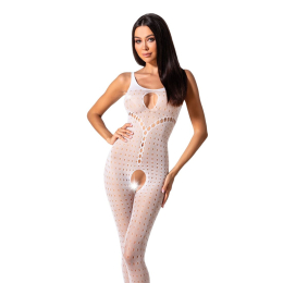 Бодістокінг з доступом до інтимних місць Passion BS078 white - фото