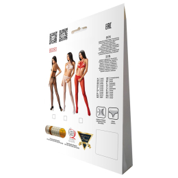 Відкритий бодістокінг Passion BS080 red - - фото №6