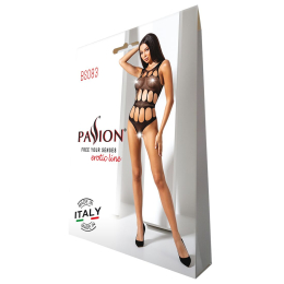 Сексуальний боді з вирізами Passion BS083 black - - фото №9