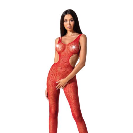 Еротичний бодістокінг з малюнком Passion BS085 red - фото