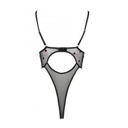 Еротичний боді з малюнком Passion LOVELIA BODY S/M, black - №6