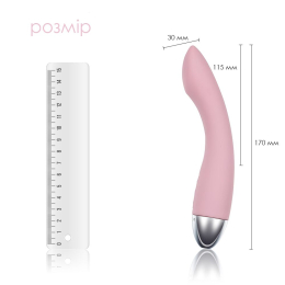 Вібратор для точки G з інтелектуальним режимом Svakom Amy Pale Pink - - фото №2