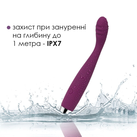 Тонкий вібратор точки G Svakom Cici Violet - фото №5