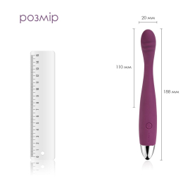 Тонкий вібратор точки G Svakom Cici Violet - - фото №2