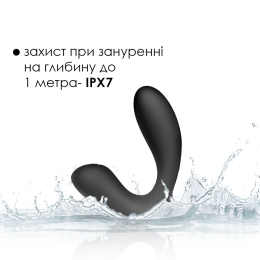 Масажер простати та вібратор точки G з пультом ДК Svakom Vick Black - - фото №4
