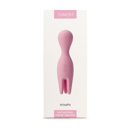Подвійний вібратор для чутливих зон Svakom Nymph Pale Pink №7
