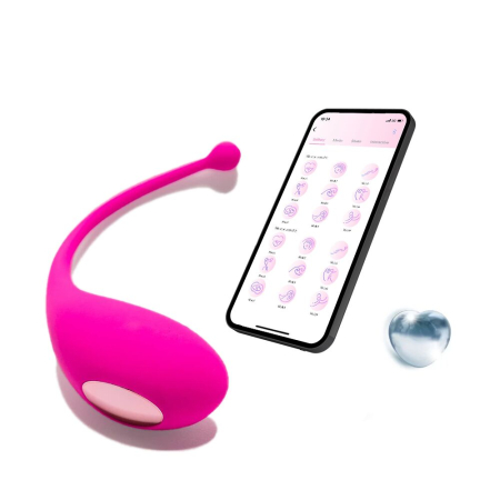 Смарт-віброяйце Adrien Lastic Palpitation Pink з глибокою вібрацією - фото №2