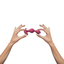 Анальний стимулятор, гнучкий з вібрацією Love To Love TWINNY BUD Plum - - фото №4