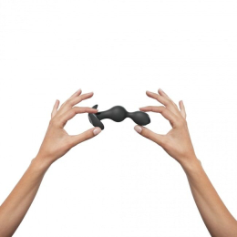 Анальний стимулятор, гнучкий з вібрацією Love To Love TWINNY BUD Black - - фото №4