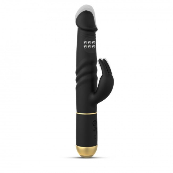 Вібратор Dorcel Furious Rabbit 2.0 зі зворотно-поступальними рухами головки, перезаряджуваний 