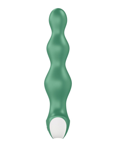 Анальний стимулятор-намистини з двома моторами Satisfyer Lolli-Plug 2 Green - фото №4