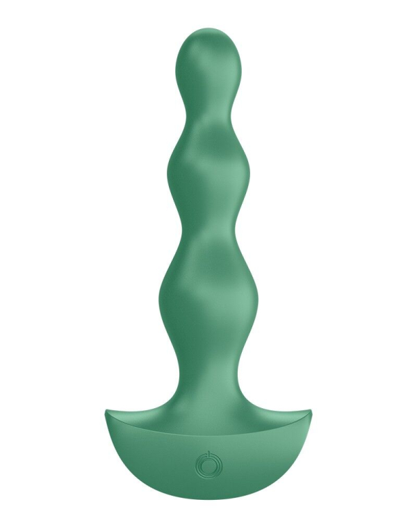 Анальний стимулятор-намистини з двома моторами Satisfyer Lolli-Plug 2 Green - фото
