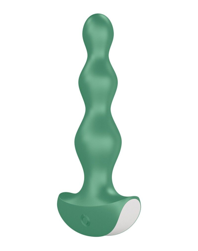 Анальний стимулятор-намистини з двома моторами Satisfyer Lolli-Plug 2 Green - фото №2