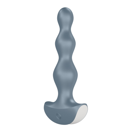 Анальний стимулятор-намистини з двома моторами Satisfyer Lolli-Plug 2 ice blue №4