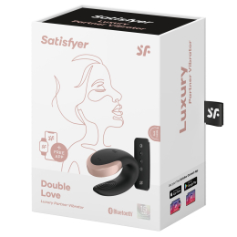 Смарт-вібратор для пар Satisfyer Double Love (Black) - №7