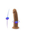 Фалоімітатор SilexD Robby Caramel (MODEL 2 size 6in), двошаровий, силікон + Silexpan, діаметр 3,5см - фото №8