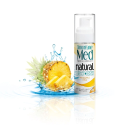 Лубрикант на водній основі з екстрактом фітопланктону Amoreane Pineapple (50 мл), морський колаген - фото