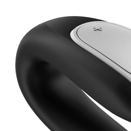 Смартвібратор для пар Satisfyer Double Fun (Black) з пультом ДК - №4