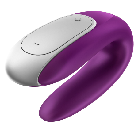 Смарт-вібратор для пар Satisfyer Double Fun (Violet) з пультом ДК - фото №6