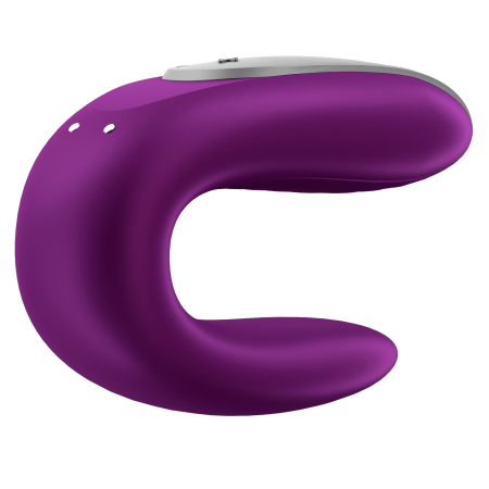 Смарт-вібратор для пар Satisfyer Double Fun (Violet) з пультом ДК - фото №3