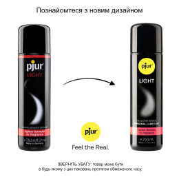 Силіконова змазка pjur Light 250 мл найрідкіша, 2в1 для сексу та масажу - - фото №3