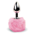 Анальна пробка FeelzToys - Bunny Tails Butt Plug Pink - фото