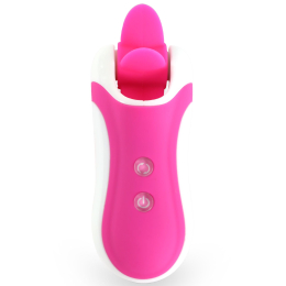 Стимулятор з імітацією оральних пестощів FeelzToys - Clitella Oral Clitoral Stimulator Pink - - фото №3