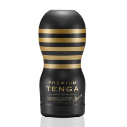 Мастурбатор Tenga Premium Original Vacuum Cup Strong (глибоке горло) з вакуумною стимуляцією - фото