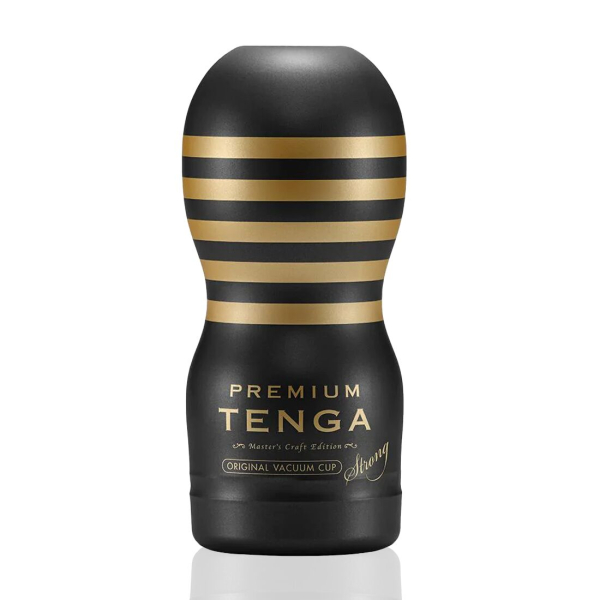 Мастурбатор Tenga Premium Original Vacuum Cup Strong (глибоке горло) з вакуумною стимуляцією - фото