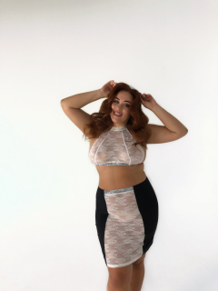 Рольовий костюм покоївки з топом, спідницею та прикрасою "Безвідмовна Аделі" XL - - фото №8