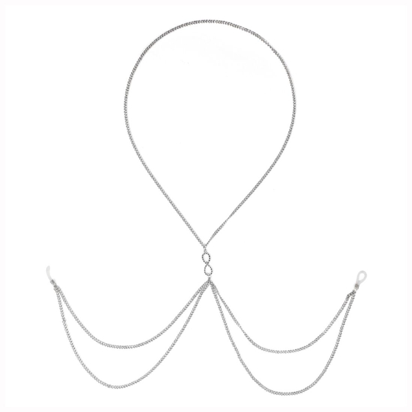 Прикраса з ланцюжками для сосків Art of Sex – «Нескінченність» Nipple Jewerlry Infinity - фото
