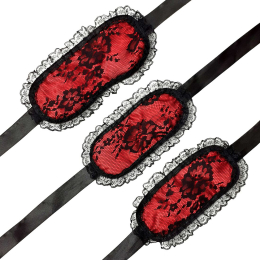 Мереживна маска на очі з наручниками Art of Sex – Mask and Handcuffs - - фото №2