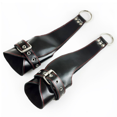 Поручі для підвісу Art of Sex – Fetish Hand Cuffs For Suspension, натуральна шкіра №2