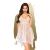 Бебі-дол з ажурним бралетом та асиметричним подолом Penthouse - Naughty Doll White S/M - фото