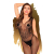 Бодістокінг з візерунком у вигляді крил та метелика Penthouse - Wild catch black XL - фото