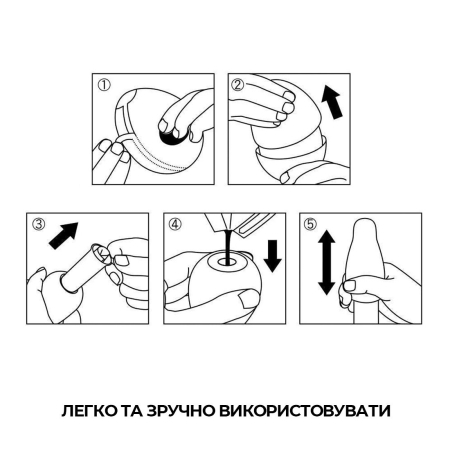 Мастурбатор-яйце Tenga Egg Tube, рельєф з поздовжніми лініями - фото №5