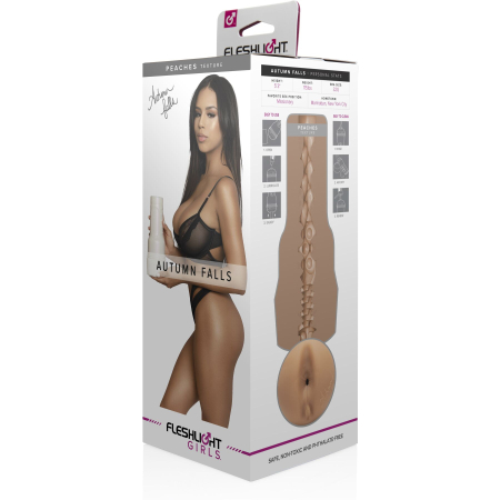 Мастурбатор Fleshlight Girls: Autumn Falls - Peaches, зі зліпка ануса, дуже ніжний - фото №4